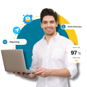 Man send email with high delivery rate