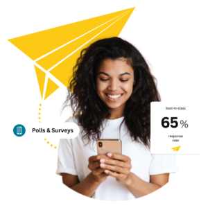 65% survey response rate