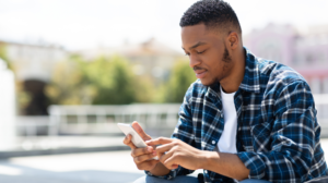 Customer receiving a Survey