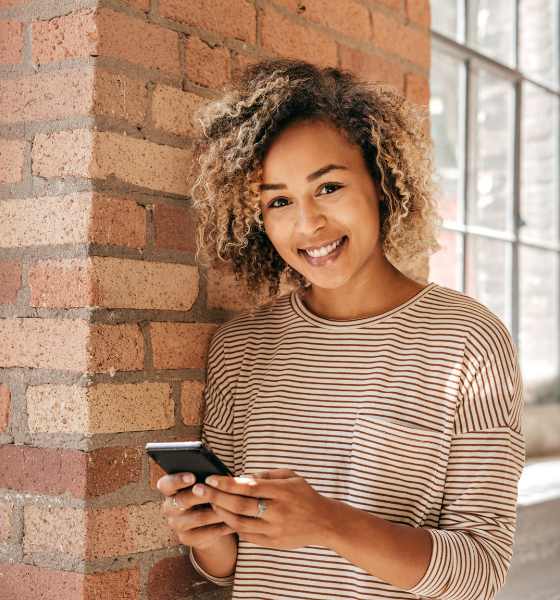 Customer responding a survey