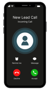 New phone call from hot lead